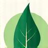 Leaf icon representing sustainability